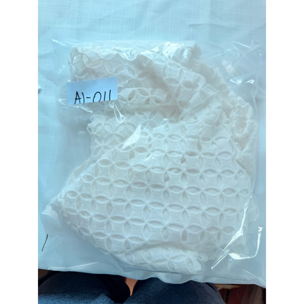 Saints + Secrets White Lace Mini Dress Size S Small NWT Selfie Leslie Open Back - Picture 12 of 13